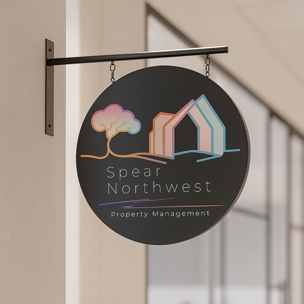Spear Northwest office signage